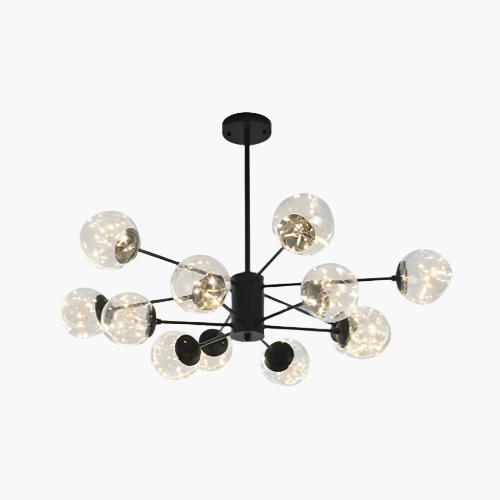 NobleLuminance - Glass ball chandelier