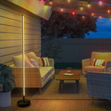 Modern Outdoor Solar Floor Lamp