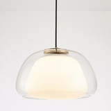 Modern Milk Glass Jelly Pendant Light