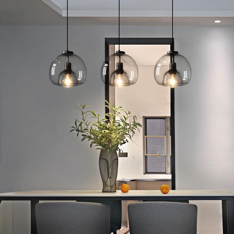 Hand-blown glass Ceiling light