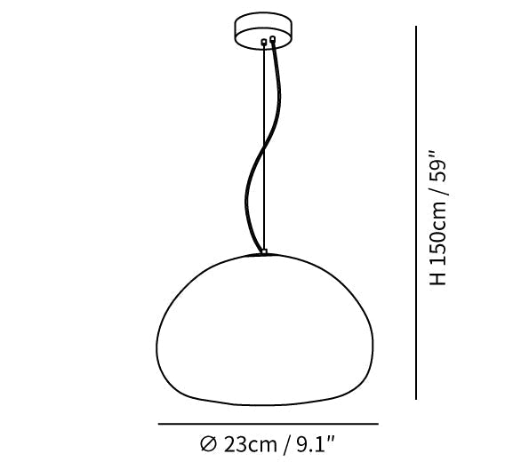 Steamed Bun Houselight Pendant Light