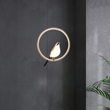 MrBird™ - Luxury pendant light with golden bird