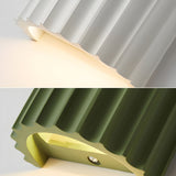 Modern Semi-circular Resin Sconce for Living Room
