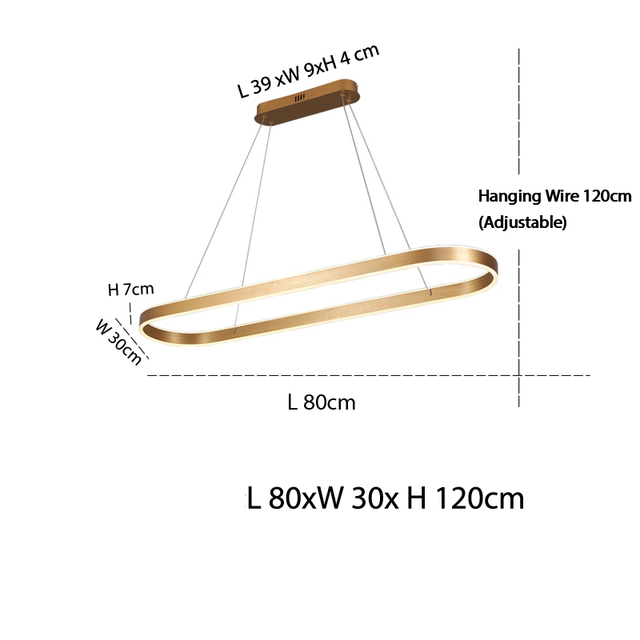 Rose Gold Kitchen Pendant Light