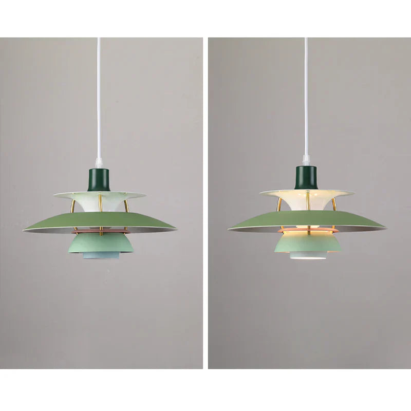 Morandi Modern LED Hanging lamp with shade