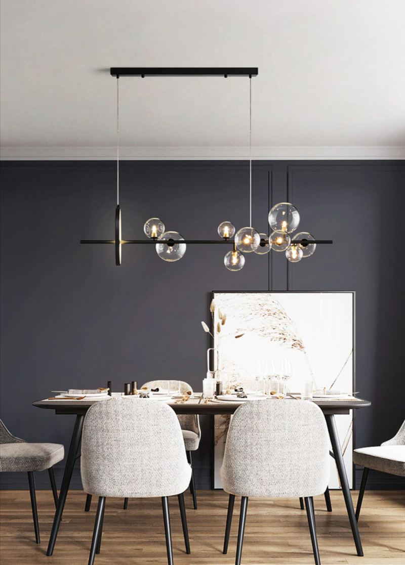 Glass blowing chandelier