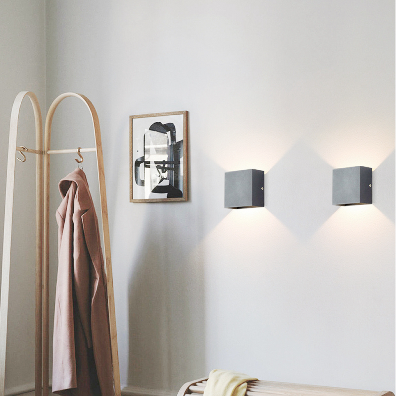 Modern Aluminum Waterproof LED Wall Sconce Wall Light Outdoor and Indoor Use