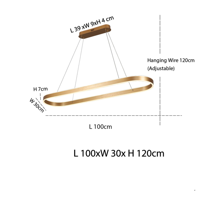 Rose Gold Kitchen Pendant Light