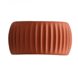Modern Art Deco resin ribbed wall light