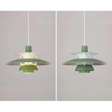 Morandi Modern LED Hanging lamp with shade