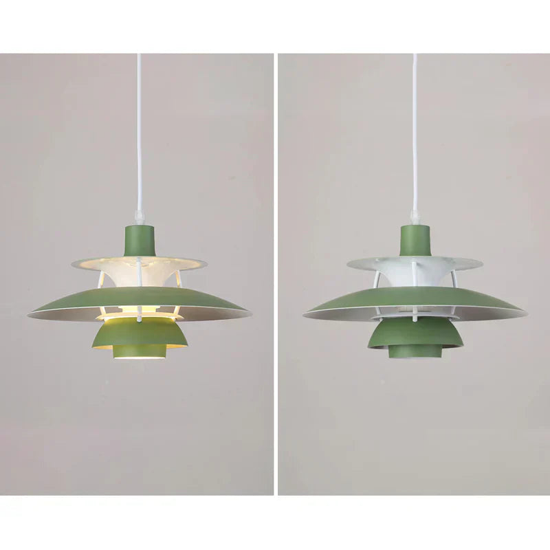 Morandi Modern LED Hanging lamp with shade