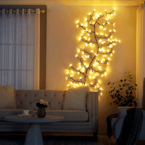 LED grapevine fairy lights