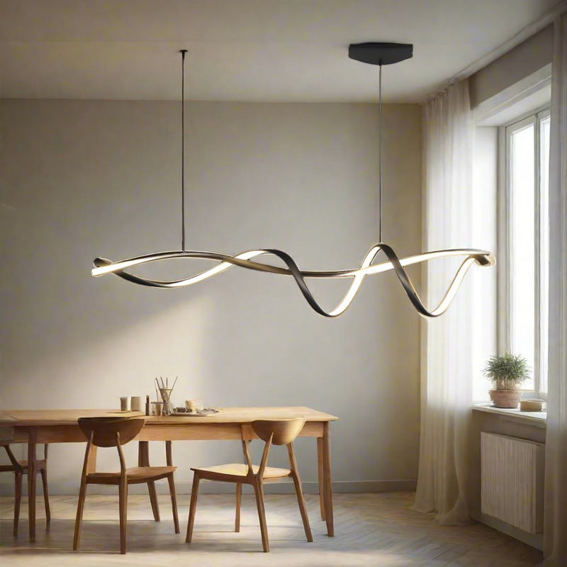 Creative Black Modern Led Chandeliers