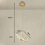 Pendant light in the shape of a butterfly